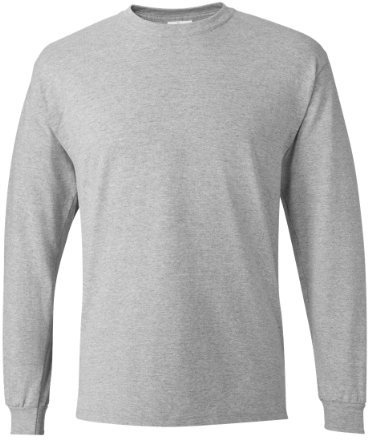 Hanes Men's Essentials Long Sleeve T-shirt Value Pack (2-pack), Light Steel,X Large