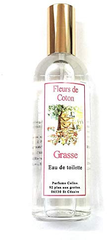 PAYS DE GRASSE - EAU DE TOILETTE FLEURS DE COTON - PARFUMS COLINE - FLACON DE 100 ML