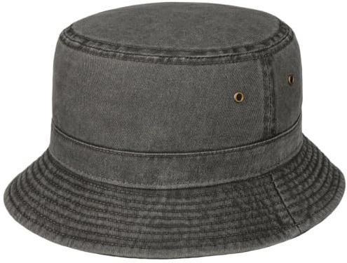 Lipodo Washed Bucket Hut Anglerhut knautschbar packbar Damen Herren Frühling Sommer