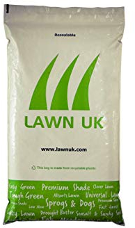 Lawn UK Hardwearing Grass Seed - Sprogs & Dogs Grass Seeds Fast Growing - 500g up to 15sqm Coverage - Ideal for Family Lawns - Super Durable Perfect for Children & Pets