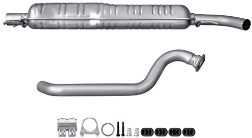 HELLA 8LC 366 024-671 Mittelschalldämpfer - Easy2Fit® Kit - mitte | Kompatibel mit: OPEL ZAFIRA A Großraumlimousine