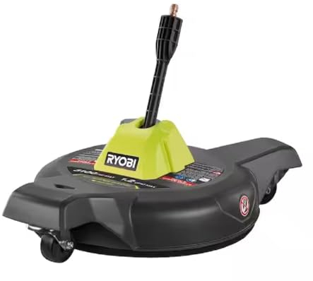 RYOBI 30,5 cm 3100 PSI Elektrischer Hochdruckreiniger Oberflächenreiniger mit Lenkrollen, RY31SC312