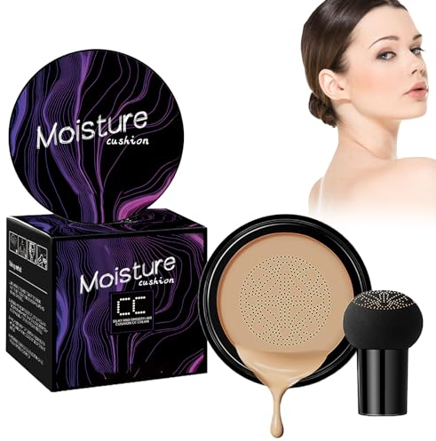 Mushroom Head Air Cushion CC Cream Foundation Moisturising BB Creme, Flüssige Grundierung, Foundation, Concealer Abdeckung, Langanhaltend Gleichmäßige Hautfarbe Make Up Grundierung-02
