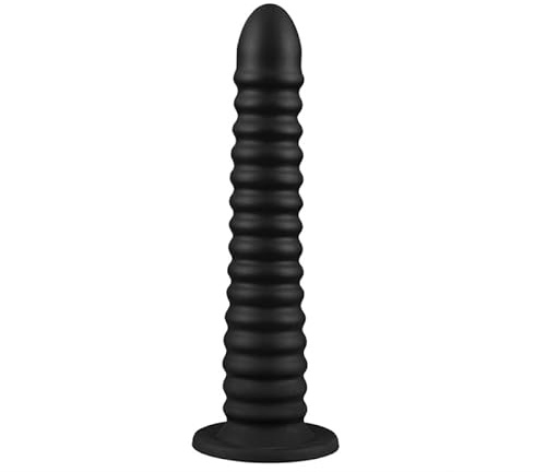 King Size Dildo énorme Plug Anal Gode en Silicone Pour Femme Jouets Sexuels Pour Adultes, Gode Noir Grand Gode Extra Large avec Ventouse, Gode Adulte Femme Gode Flexible (S)