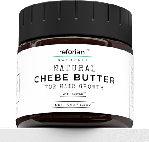 Reforian Chebe Hair Butter for Deep Moisturization, Thickening and Frizz Control, Chebe Butter for Hair Growth Made with African Hair Grease for All Hair Types of Men & Women