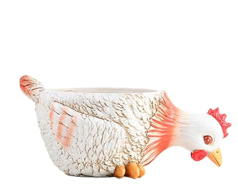 Ungty Maceta De Gallo, Maceta De Pato, Macetero De Animales Suculentos, Maceta De Jardín Artificial, Maceta Decorativa De Animales, Macetas Lindas Con Forma De Animal Para Flores Y Plantas Artificiale