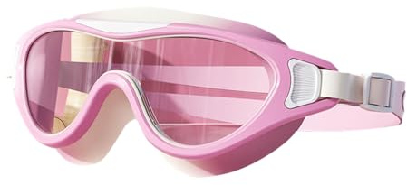 Anti-Fog Swim Goggles for Children Age 3-15, No Leaking UV Protection, Clear Vision, Quick Adjust Soft Silicone Glasses Boys Girls
