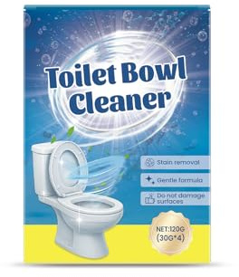 Tablettes De Nettoyage Cuvette Toilette,Detartrant WC Efficace,Détartre et Repousse les Taches Tenaces,Aide à Prévenir l'accumulation de calcaire
