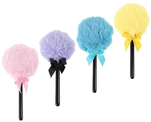 BELLIFFY 4piezas Esponja de Belleza Aplicadora de Polvos Sueltos para Base Maquillaje Contorno Cosmético para Piel