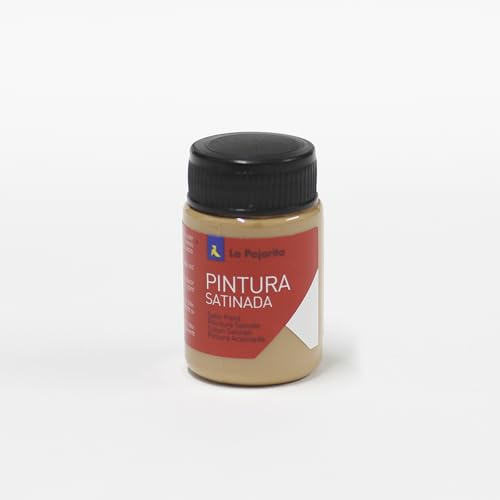 La Pajarita Pintura Satinada al Agua Siena Oscuro 35ml – Pintura Multisuperficie, Acabado Satinado, Alta Cubrición