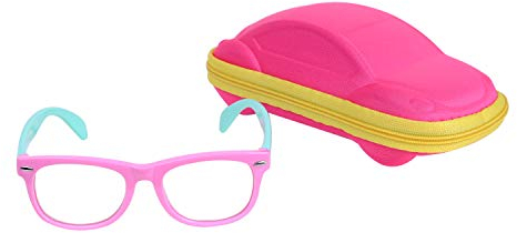 Kinder Blaulichtfilter Brille Computerbrille Gamingbrille Ohne Stärke UV Blockieren TR90 Rahmen Jungen & Mädchen Alter 2-6