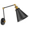 Garsent Vintage Wandleuchte Lampenschirm verstellbare Industrielle Metall Wandlampe Flurlampe Lampenschirm für Haus, Restaurant, Café, Bar Wanddeko