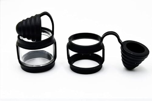 RUIYITECH Lot de 2 anneaux antidérapants pour cigarette électronique 510 + 810 Noir