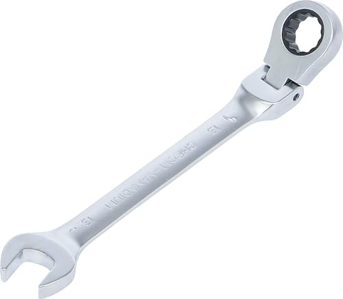 BGS 6713 | Llave combinada con carraca | ajustable 90° | 13 mm