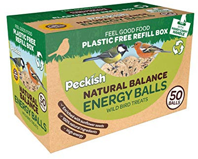 Peckish Natural Balance High Energy Fat Balls for Wild Birds - 50 fat ball Box