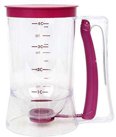 Backbayia Pancake Cupcake Batter Dispenser Waffle Muffin Dough Dispenser Baking Tool