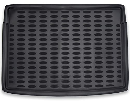 ELMASLINE 3D Kofferraumwanne für VW Golf 6 Schrägheck (2008-2012) | Antirutsch mit hohen Rand | 3D Kofferraummatte - Zubehör