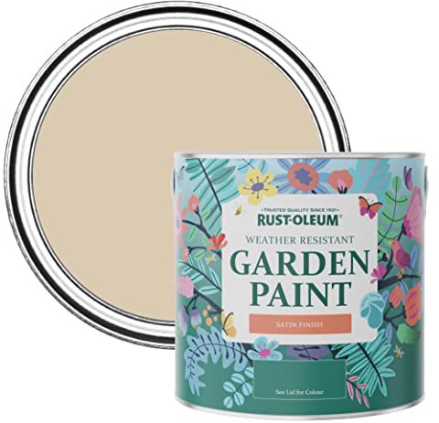 Rust-Oleum Beige Mould-Resistant Garden Paint In Satin Finish - Warm Clay 2.5L