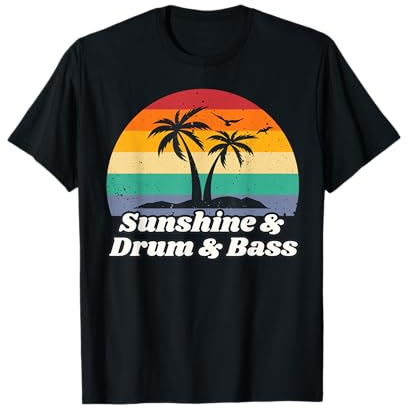 Sunshine & Drum & Bass Shirt für Raver | DnB T-Shirt
