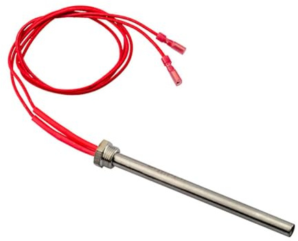 Accenditore di Accensione per Stufa a Pellet, Elemento Riscaldante per Accensione 220V 350W, Tubo Illuminatore 170mm per Dispositivo di Riscaldamento (Filettatura M16 Passo 1,5mm)
