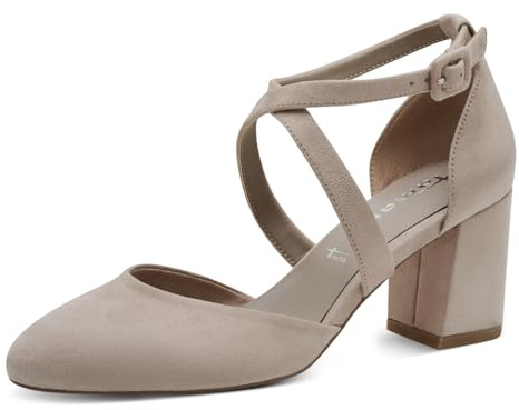 Tamaris Damen Pumps Vegan beige 39
