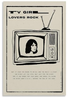 Tv Girl Poster Retro Band Poster Für Zimmer, Ästhetische Leinwand-Wandkunst, Schlafzimmer-Dekor Poster 16x24inch(40x60cm)
