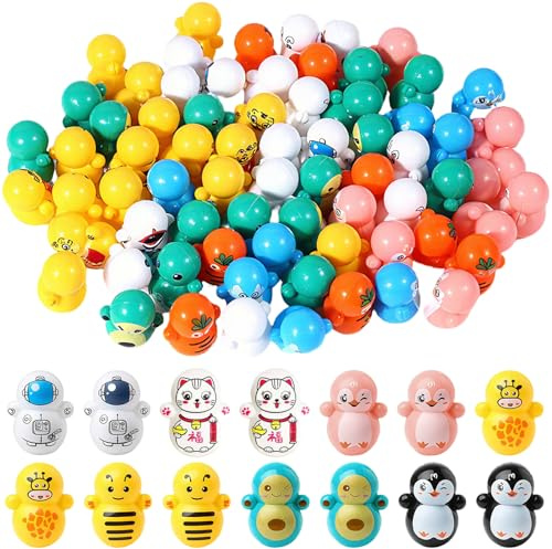 PacuM 80 Piezas Regalos Cumpleaños Niños Colegio Detalles Cumpleaños Niños Brindes Aniversario Infantil Regalo Astronauta PingüIno Etc Varias Formas Adorables para Infantiles