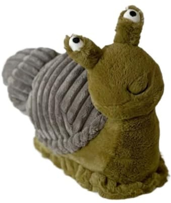 EPRHAY 28cm Realistische Schnecke Plüschtier Kuschelig Weiches Spielzeug Kreative Schnecke Stofftier Fülltier Spielzeug Wohnzimmer Deko Kissen