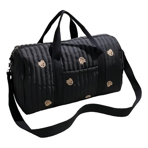 Générique Sac maman multi-usages, sac à langer pour bébé, sac maman hôpital, accouchement hôpital, poussette, voyage et change (Noir)