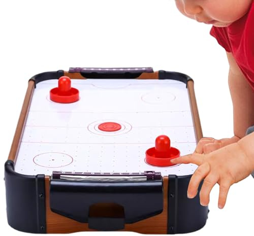 Juego De Mesa De Hockey De Aire: Juguete Arcade De Madera Para Dos Jugadores, Tablero Deportivo Interactivo Para Padres E Hijos, Mesa De Arcade De Hockey De Aire De Escritorio Para Niños Adultos, Jueg