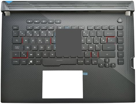 LIUHAOZ Laptop parts UK UA PO FR GR GK CS BE RGB Pre-key backlight laptop keyboard Topcase Palmrest For G531GV Laptop Keyboards C Shell(BE Belgian)