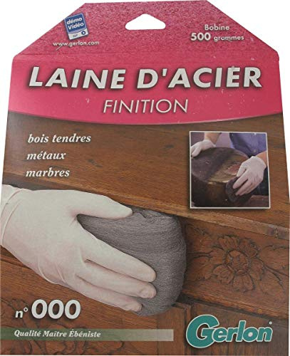 Laine d'acier en Gerlon - n°000 - Boîte 500 g