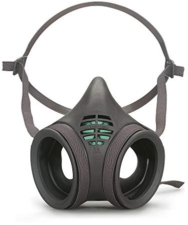 MOLDEX Halbmaskenkörper - grau - Größe: M