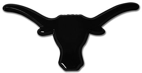 Elektroplate University of Texas (Longhorn) Black Emblem