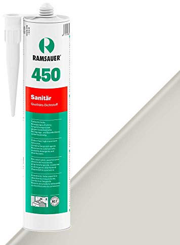 Ramsauer 450 1K silicone sigillante 310 ml cartuccia (argento grigio n. 17)