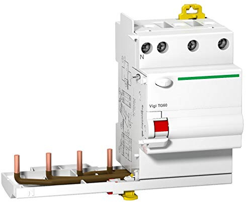 Bloc différentiel 63A -4P - 30mA instantané - type AC - 230-415V - Vigi TG60