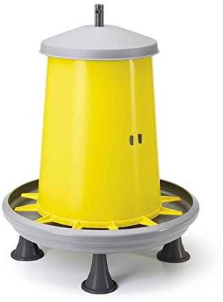 Klose & Debus GbR eivolution 5kg Futterautomat für Geflügel – Robuster Hühnerfutterspender – Sauberkeit und einfache Futterhandhabung für Huhn & Wachtel