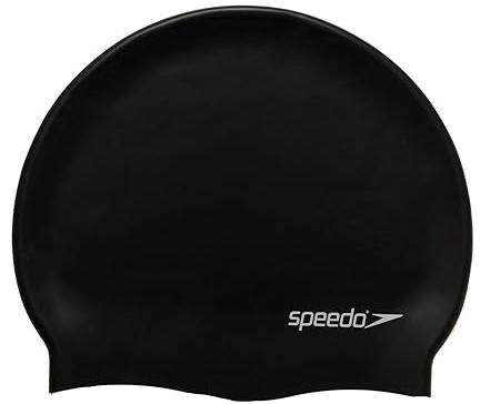 SPEEDO Badekappe Palin Flat Silicone Cap black