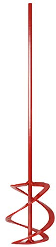 Connex Wendelrührer - Ø 90 x 500 mm - Sechskant-Schaft - Geeignet für Estrich, Mörtel & Putze - Mischgut bis 10 kg - Für 10 mm Bohrfutter/Mörtelrührer/Rührquirl/Rührkorb / COX782386