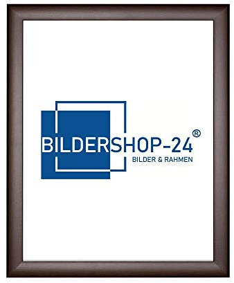 Bildershop-24 Puzzlerahmen Bilderrahmen Valencia 85X116cm Wenge/Mooreiche für ca. 3000-5000 Teile
