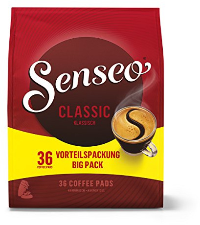 Senseo Dosettes Classiques, 360 Dosettes de Café, Paquet de 10, 10 x 36 Boissons