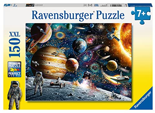 Ravensburger Kinderpuzzle - 10016 Im Weltall - Weltraum-Puzzle für Kinder ab 7 Jahren, mit 150 Teilen im XXL-Format