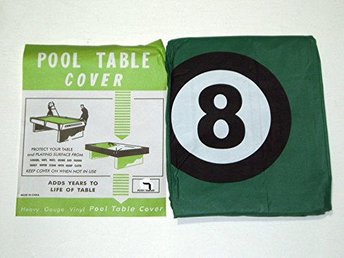SGL Pool Table Cover, 7ft, Green, Water Resistant, Vinyl