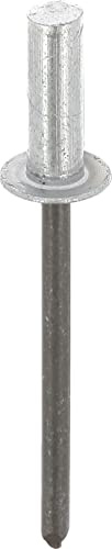 Restagraf - Rivet Étanche Aluminium & Tige Acier - Diamètre 4 mm - Longueur 12,5 mm - Réf. 4158 - Boîte de 500