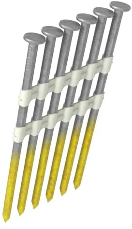 Gripe Rite GR3011M 21 Degree Plastic Strip Round Head Bright Coated Collated Framing Nails, 3 x 0.120