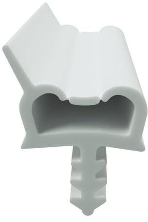 DIWARO® Zimmertür-Dichtung ZT002 | weiß,grau, braun oder beige | 5 lfm für Zimmertüren und Innentüren. Zum Schallschutz und abdichten der Tür. Bestehend aus TPE (Thermoplastischen Elastomer) (weiß)