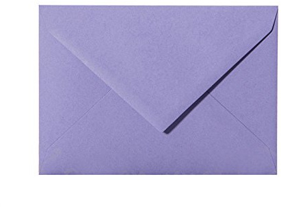 Paper24 25 Briefumschläge C6 Lila