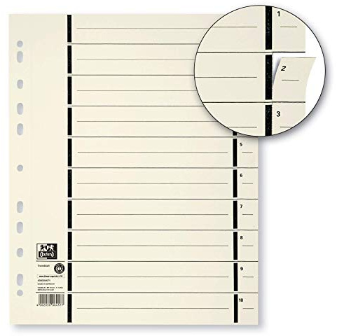 ELBA Trennblatt A4 chamois 100St 230g