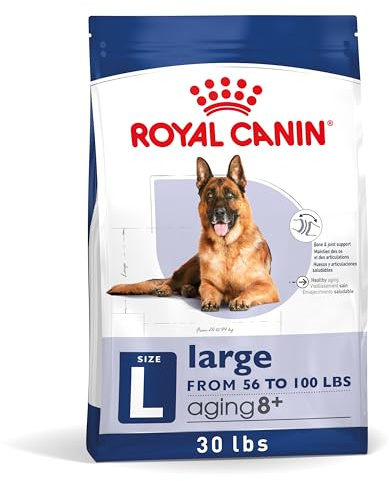 Royal Canin Size Health Nutrition Large Aging 8+ Senior Dry Dog Food, 30 lb Bag