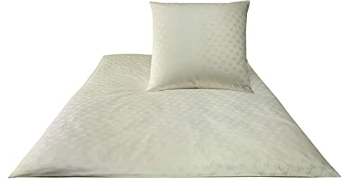 Joop! Maco Satin Bed Linen, Cornflower 4020, 100% Cotton, natural, Kissenbezug einzeln 40x80 cm